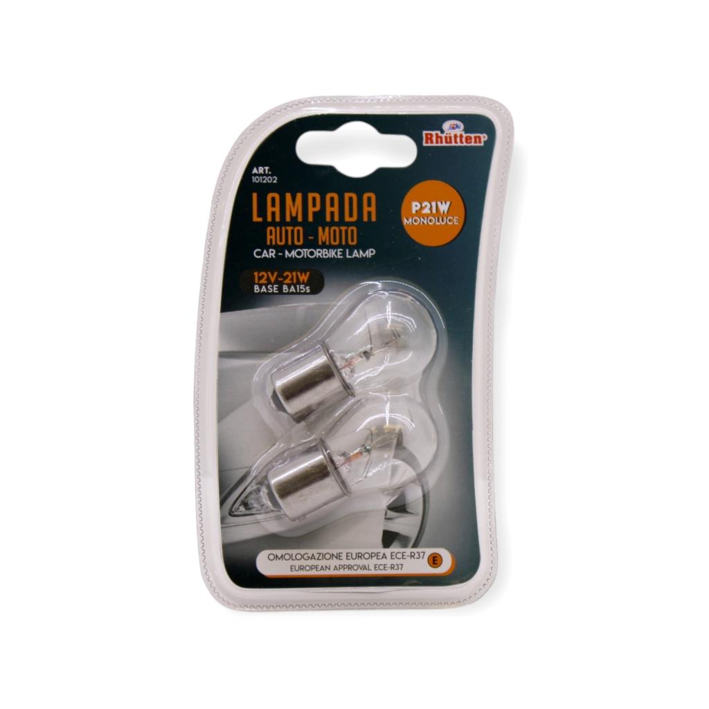 LAMPADA AUTO E MOTO P21W MONOLUCE