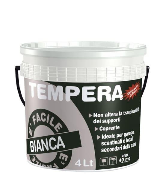 TEMPERA E' FACILE BIANCA  14 L