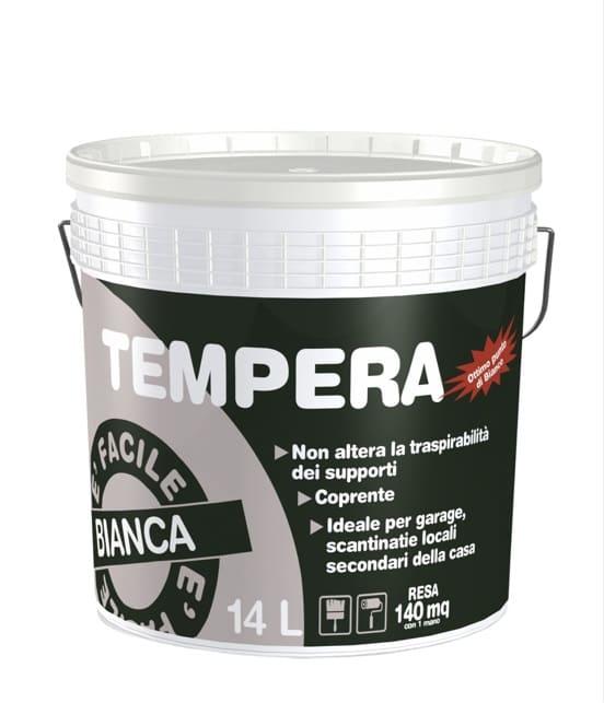 TEMPERA E' FACILE BIANCA  4 L