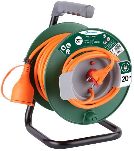 PROLUNGA CON AVVOLGICAVO 20M ELECTRALINE