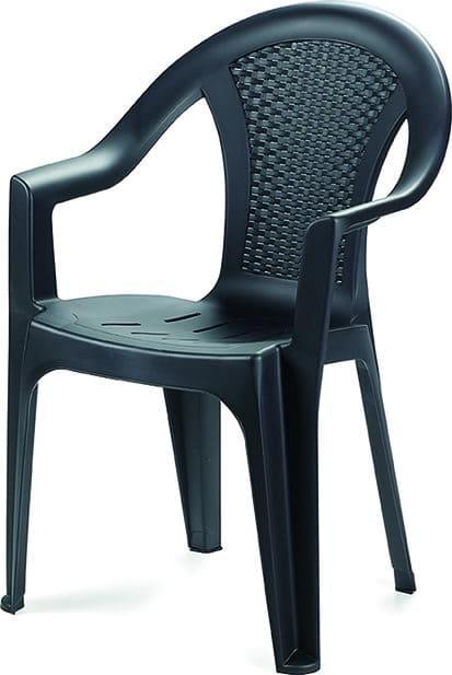 POLTRONA DA ESTERNO ISCHIA RATTAN ANTRACITE