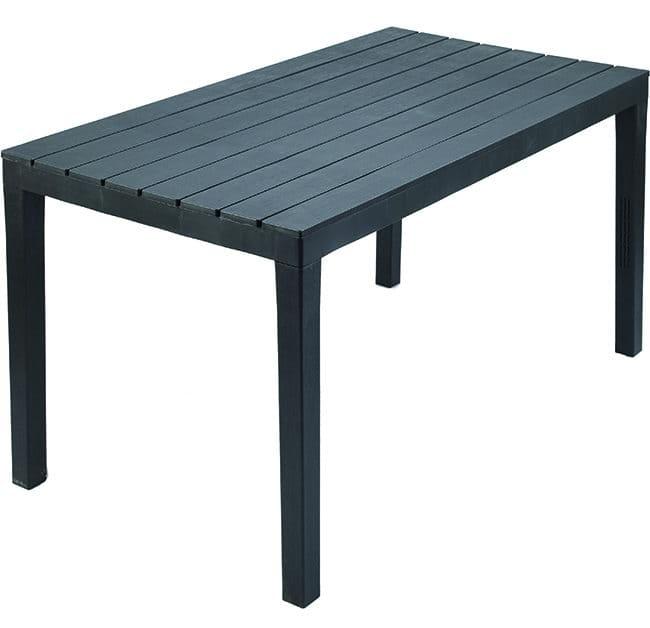 TAVOLO DA ESTERNO SUMATRA ANTRACITE 138x80CM