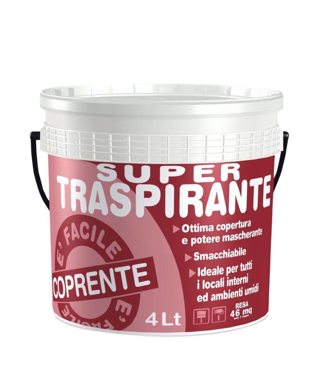 PITTURA SUPERTRASPIRANTE E' FACILE 4 L