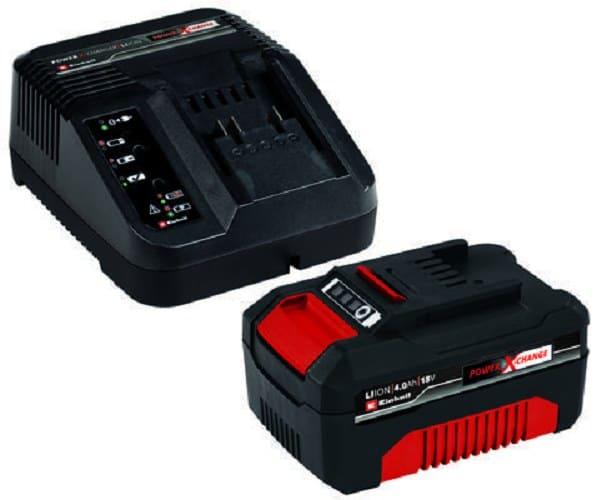 KIT BATTERIA E CARICABATTERIA EINHELL 18V 4,0Ah