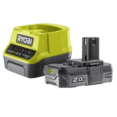 KIT ENERGIA BATTERIA 2,0 AH + CARICABATTERIE RYOBI
