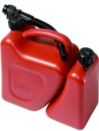 TANICA IN PLASTICA PER CARBURANTE DOPPIO USO