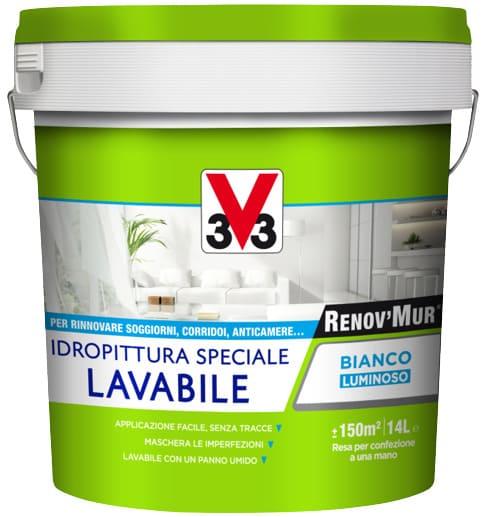 IDROPITTURA SPECIALE LAVABILE V33 4 L
