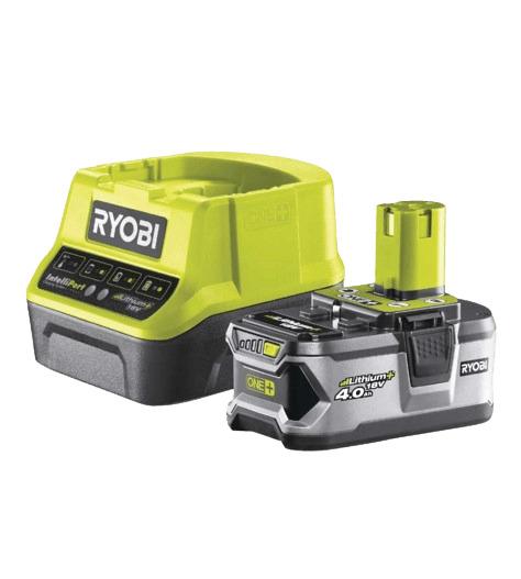 KIT ENERGIA BATTERIA 4,0 AH + CARICABATTERIE RYOBI