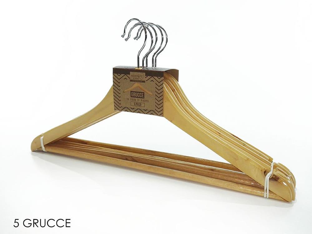 SET 5 GRUCCE IN LEGNO