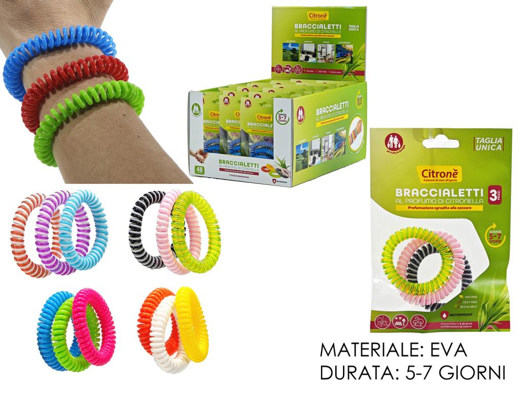 BRACCIALETTI ALLA CITRONELLA