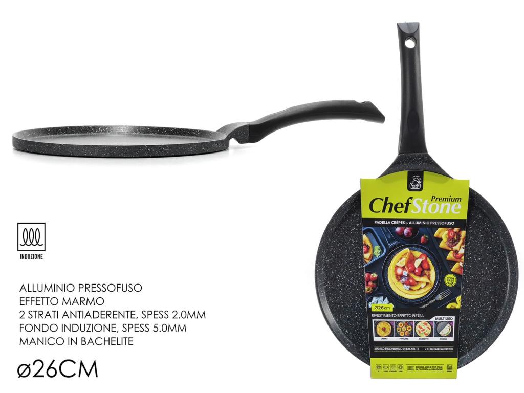 PADELLA CREPES CHEF STONE 26 CM